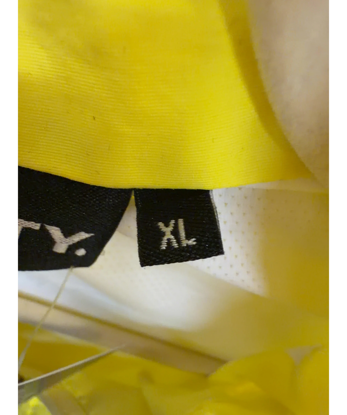 RASTY Yellow Boilersuit, size UK XL — care label