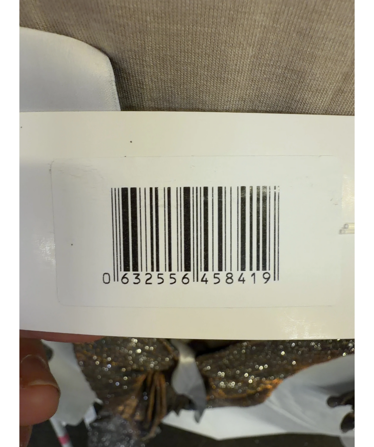 Georgia Hardinge bronze Optic Dress Floor Length, size UK 8 — label