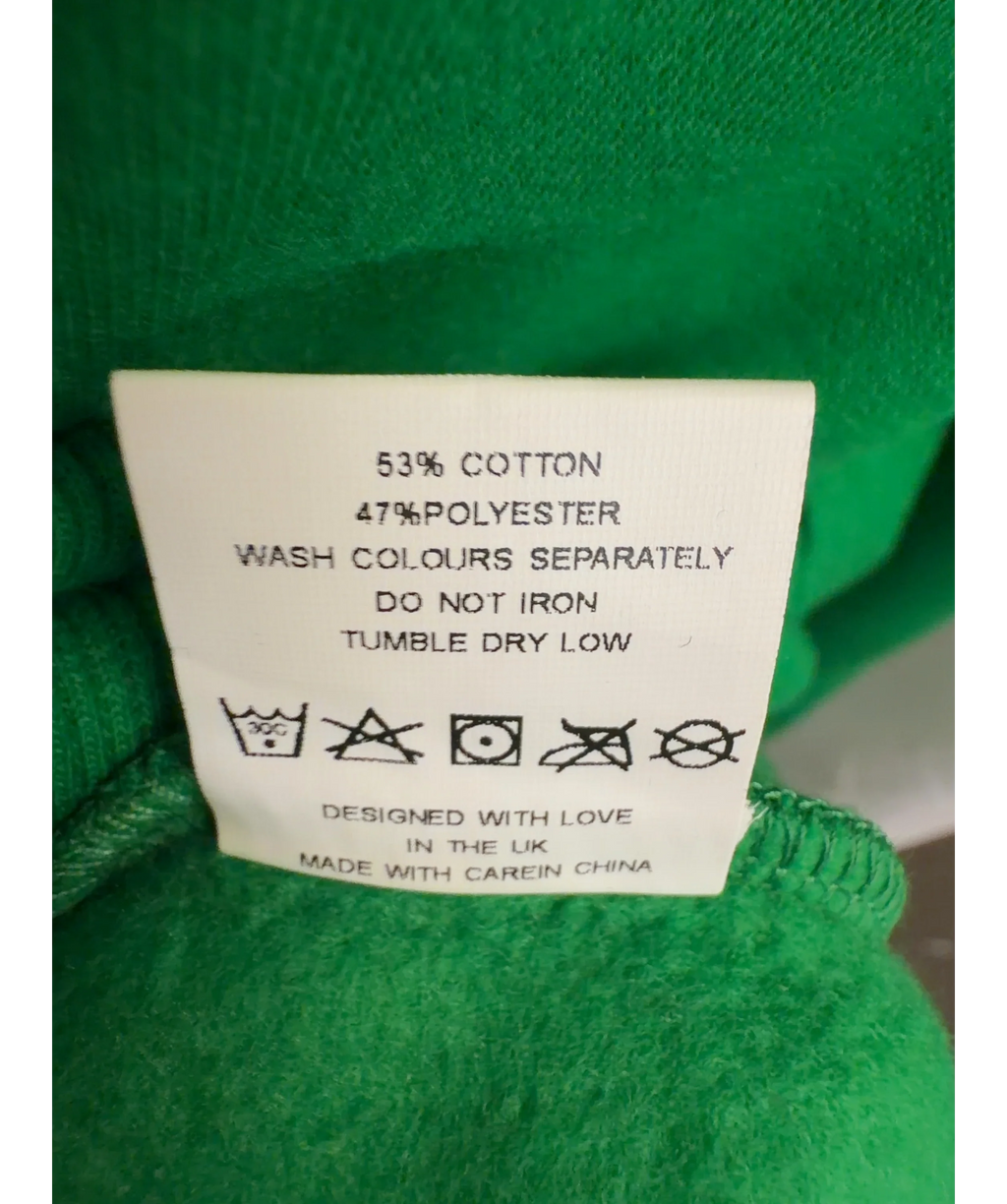 RASTY. Green Green Hoodie, size UK L — label