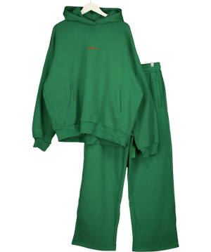 RASTY Green Oversize Tracksuit Set UK L
