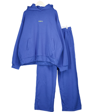 Rasty Blue Oversize Tracksuit Set UK L