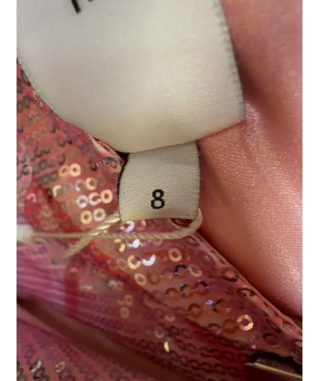 Georgia Hardinge Pink Colour, size UK 8 — fabric detail