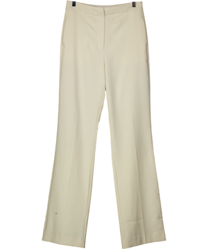 Remain Birger Christensen Cream Straight Leg Trousers UK 8