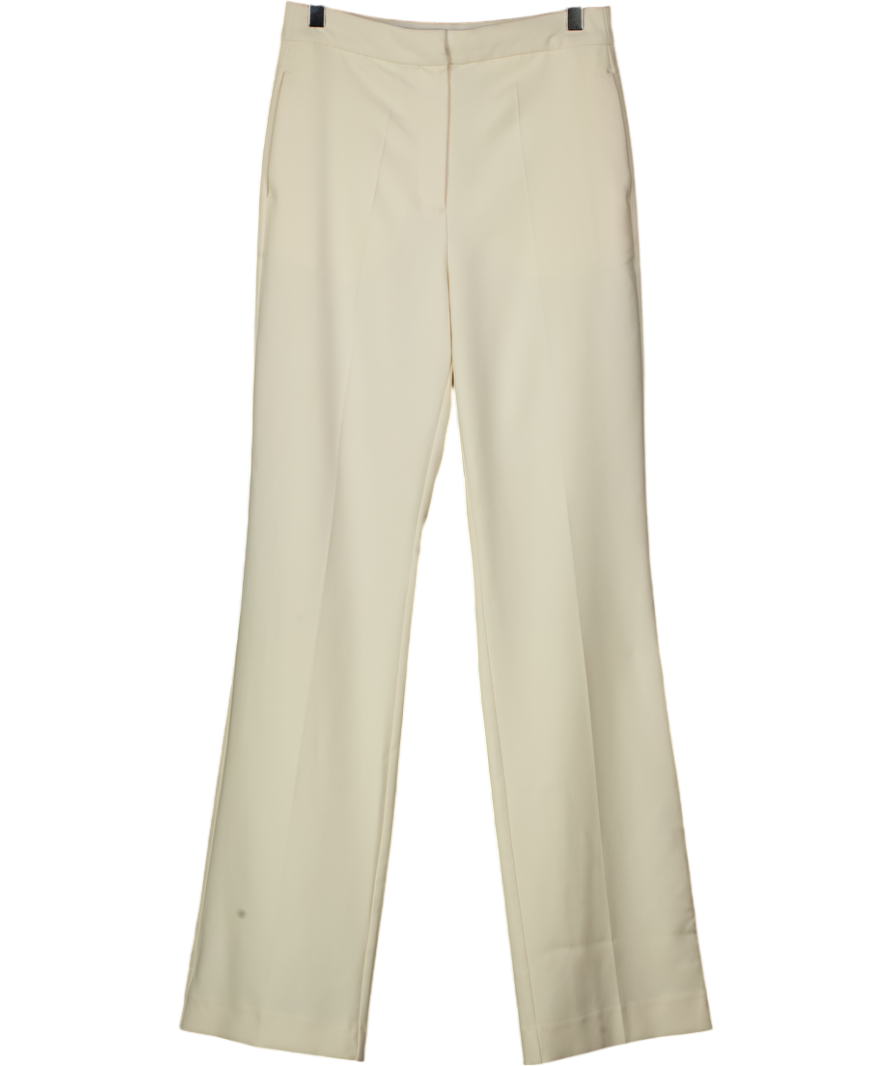 Remain Birger Christensen Cream Straight Leg Trousers UK 8