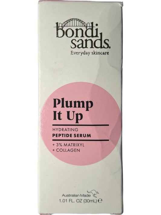 Bondi Sands Plump It Up Peptide Serum Hydrating Face Body 30ml