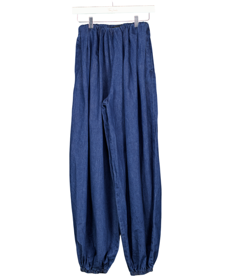 ASOS Denim Oversized Balloon Jean In Indigo Blue UK 8