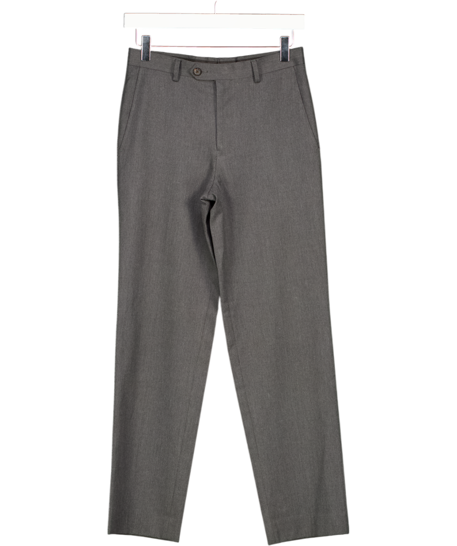 Ralph Lauren Grey Wool Cigarette Trousers W27