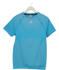 gymshark Blue Shadow Seamless T-shirt UK M