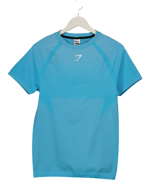 gymshark Blue Shadow Seamless T-shirt UK M