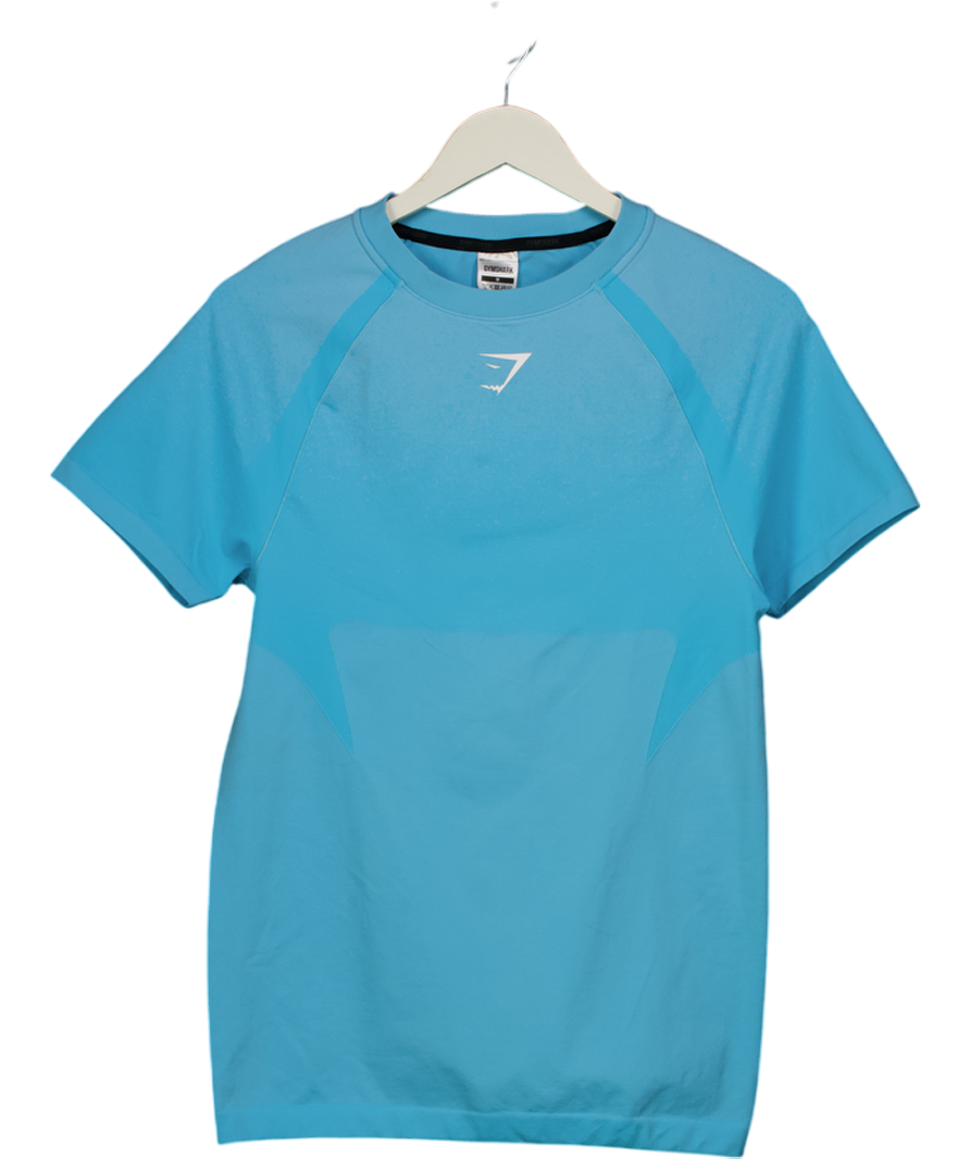 gymshark Blue Shadow Seamless T-shirt UK M