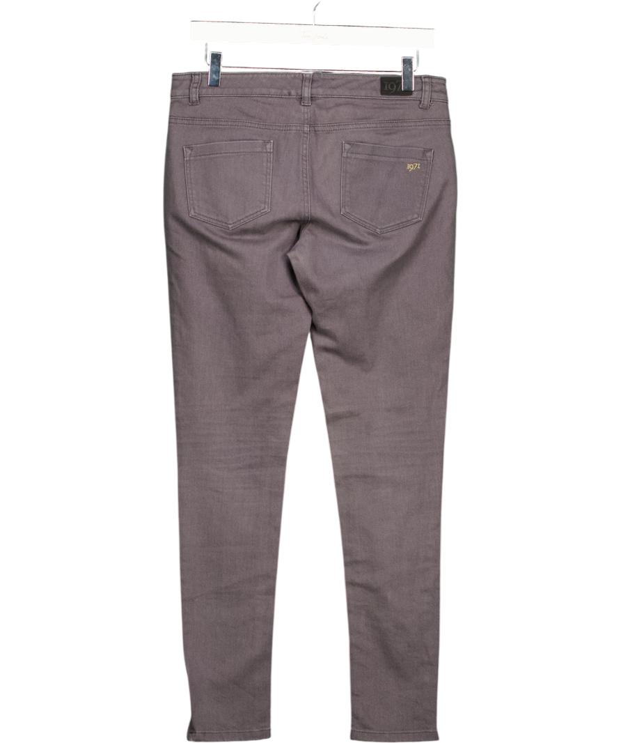 REISS Grey Skinny Low Rise Jeans UK 8