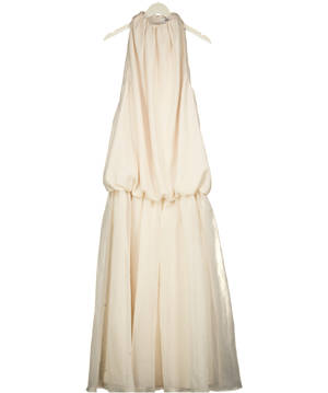 ARRANGE Organza Midi Dress In Cream UK 6