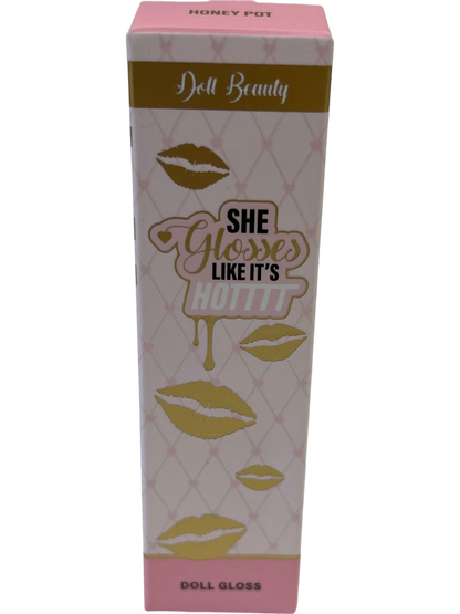 Doll Beauty Lipgloss 10ml Honey Pot - Glossy Finish Hydrating