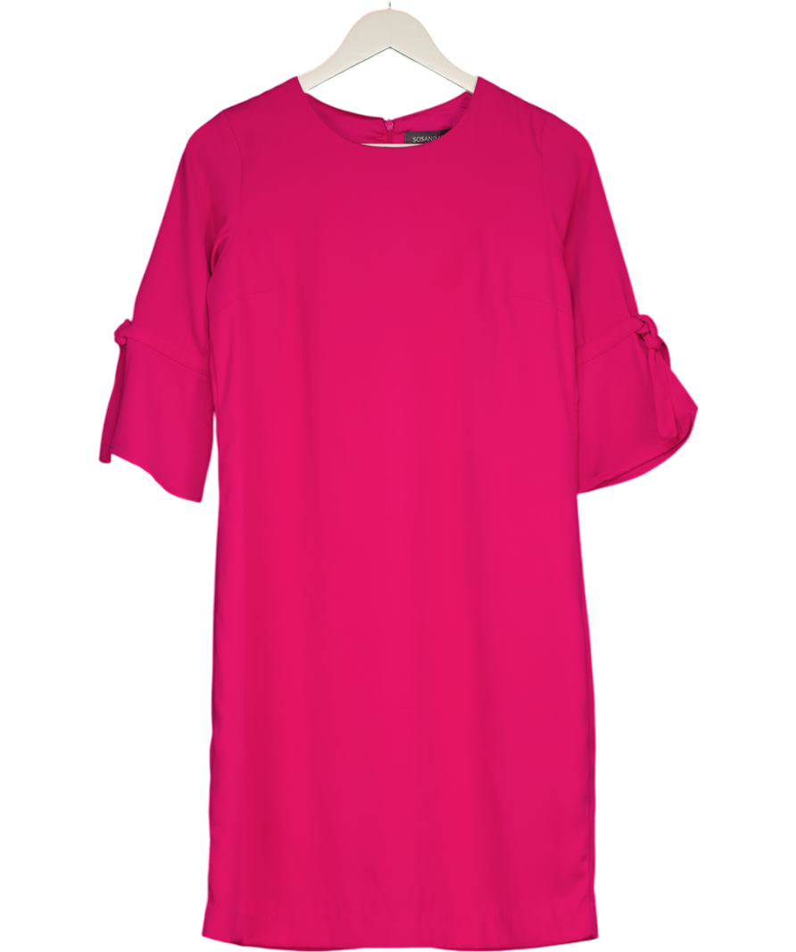 SOSANDAR A7f4 - Pink Dress UK 12
