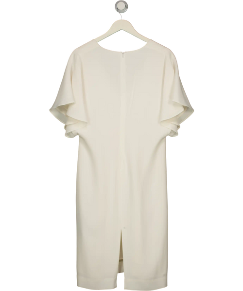ADAM LIPPES Ivory White  V-neck Shift Dress Size 4 UK 8