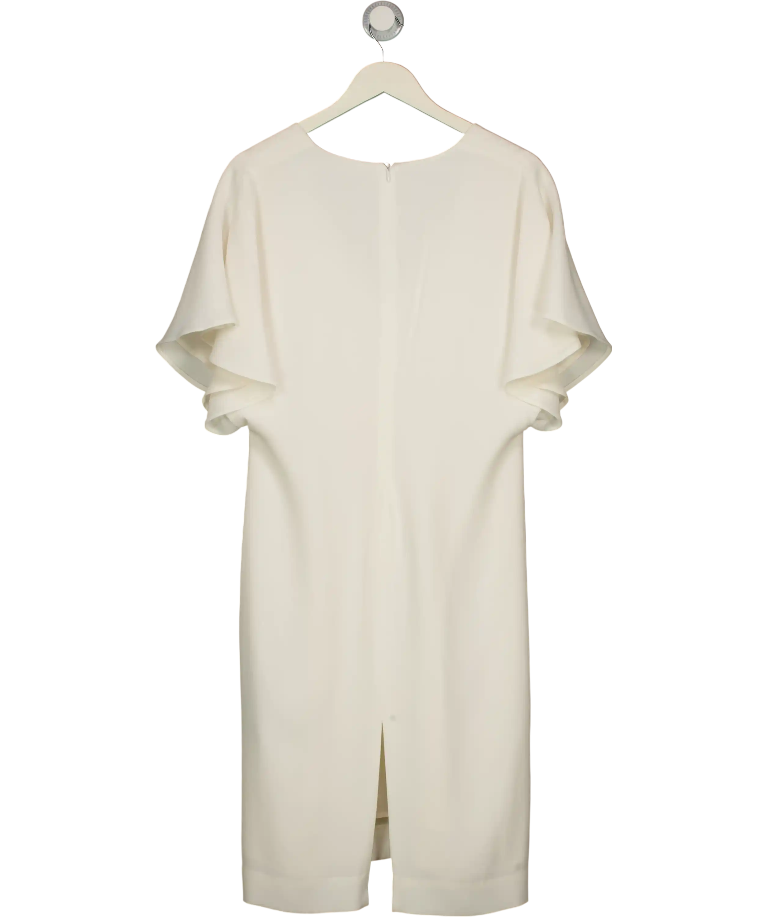 ADAM LIPPES Ivory White  V-neck Shift Dress Size 4 UK 8