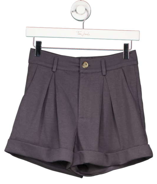 Dazy Grey Pleated Shorts UK S