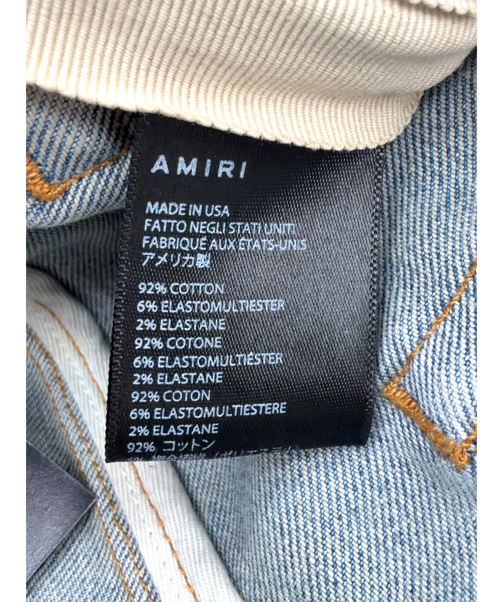 Amiri light blue MX1 Jean, size W30 — label