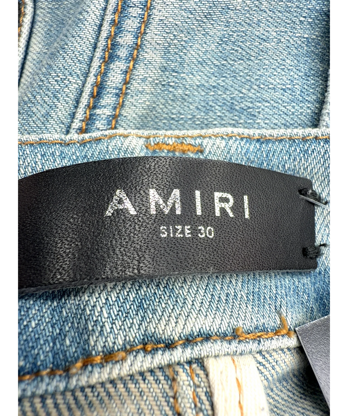 Amiri light blue MX1 Jean, size W30 — care label