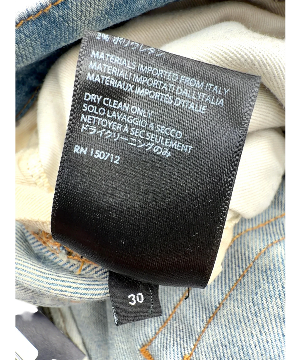 Amiri light blue MX1 Jean, size W30 — fabric detail