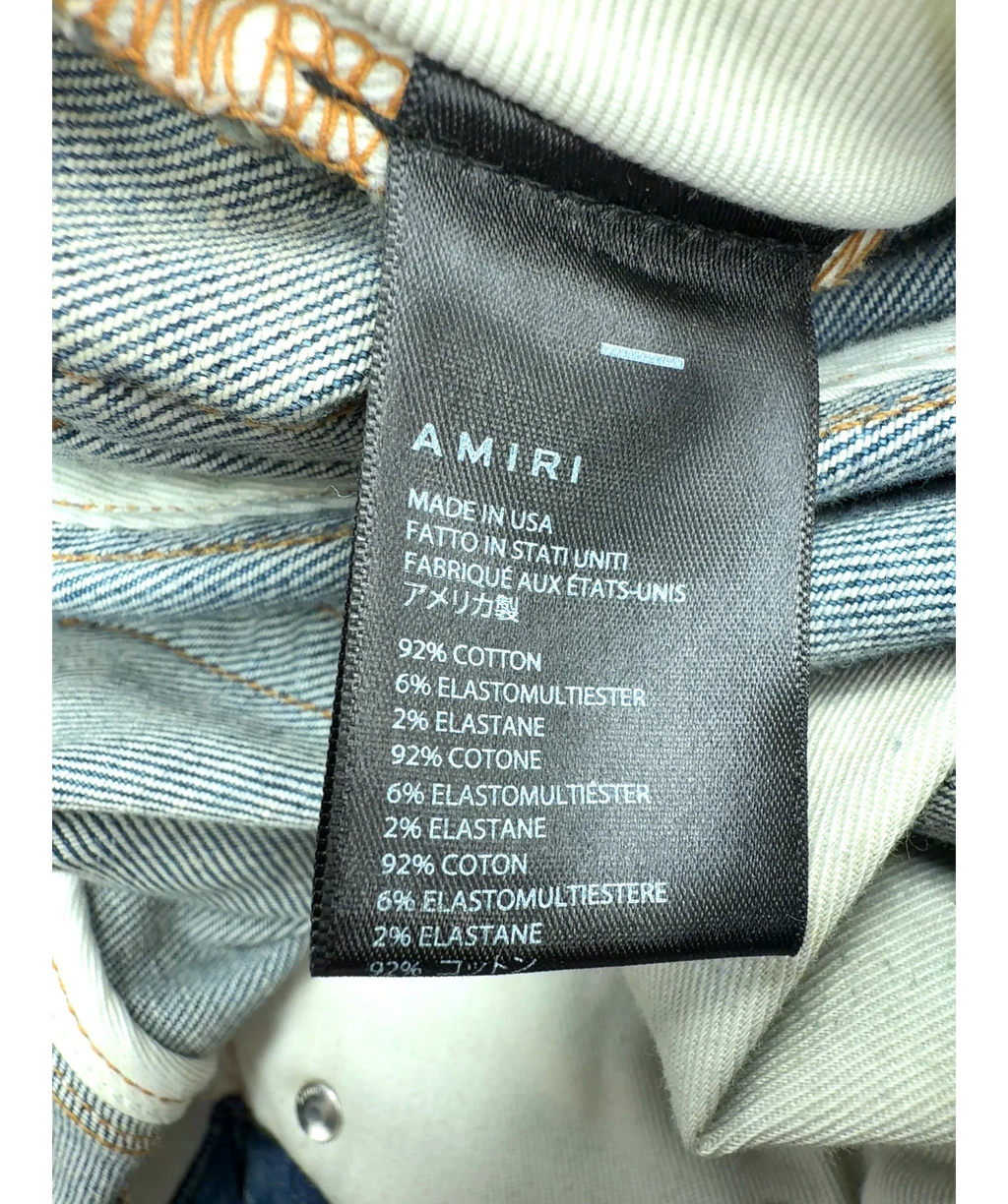 Amiri Blue Colour, size W30 — label