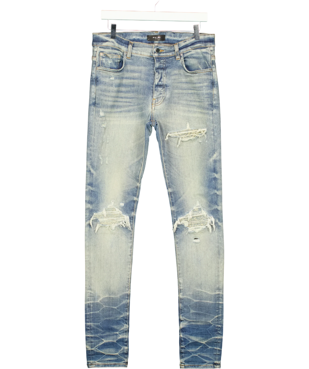 Amiri light blue MX1, size W31 — front