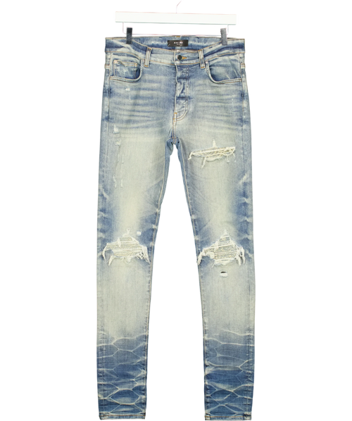 Amiri light blue MX1, size W31 — front