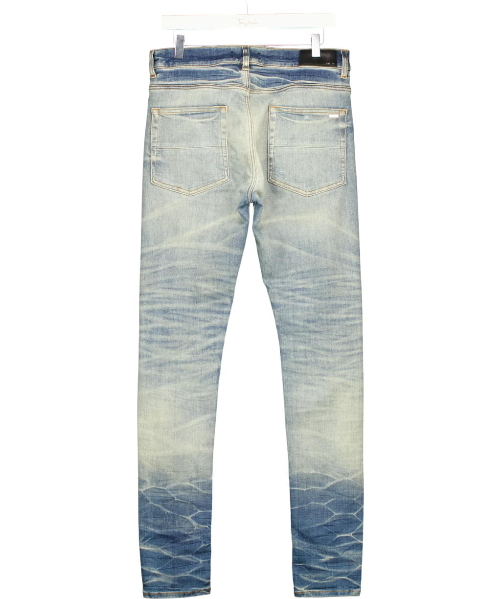 Amiri light blue MX1, size W31 — back