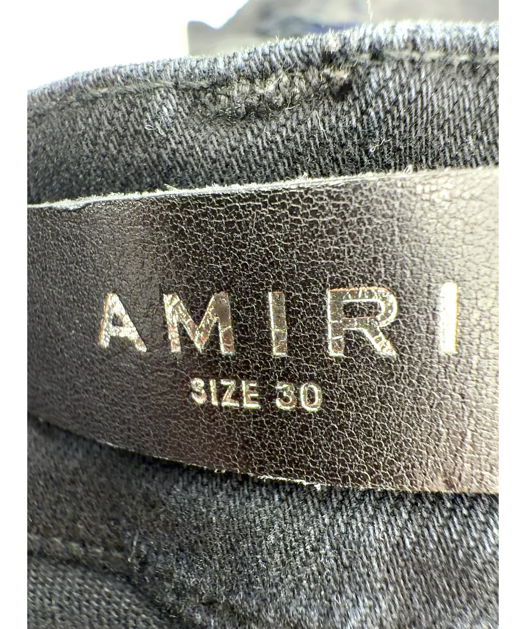 Amiri Black Colour, size W30 — care label