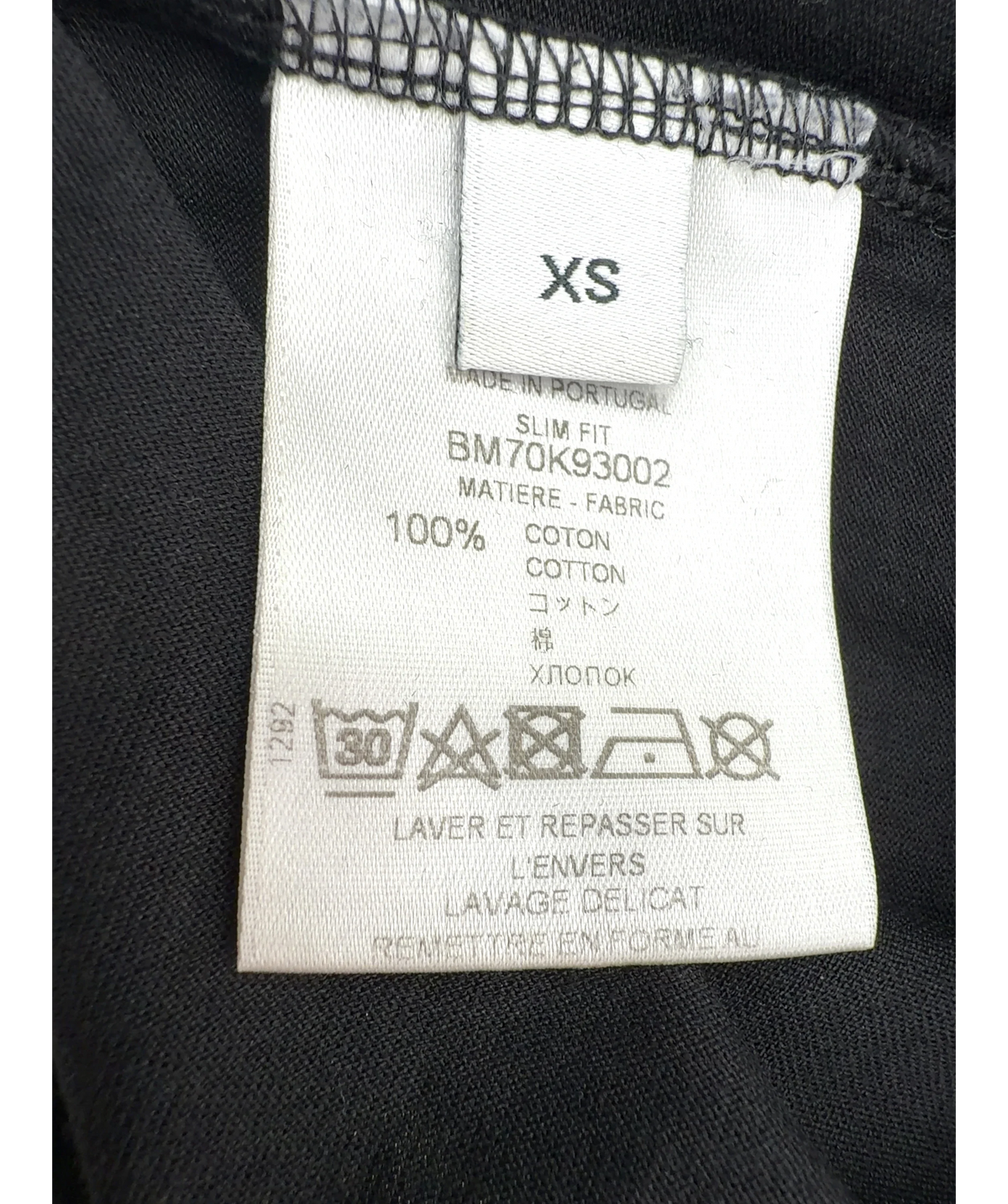GIvenchy Black Colour, size UK XS — label