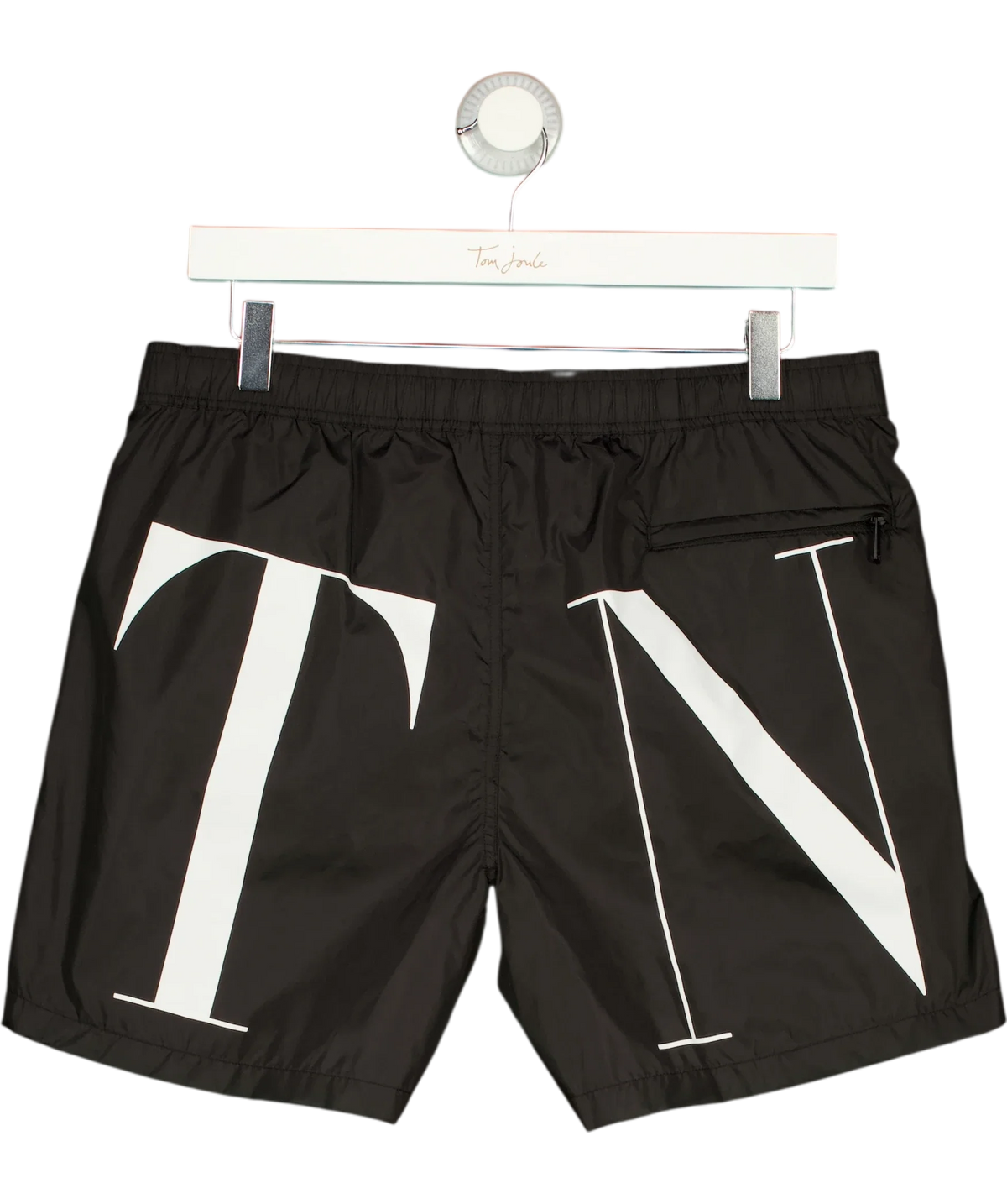 Valentino Black VLTN Print Swim Shorts, size W30 — back