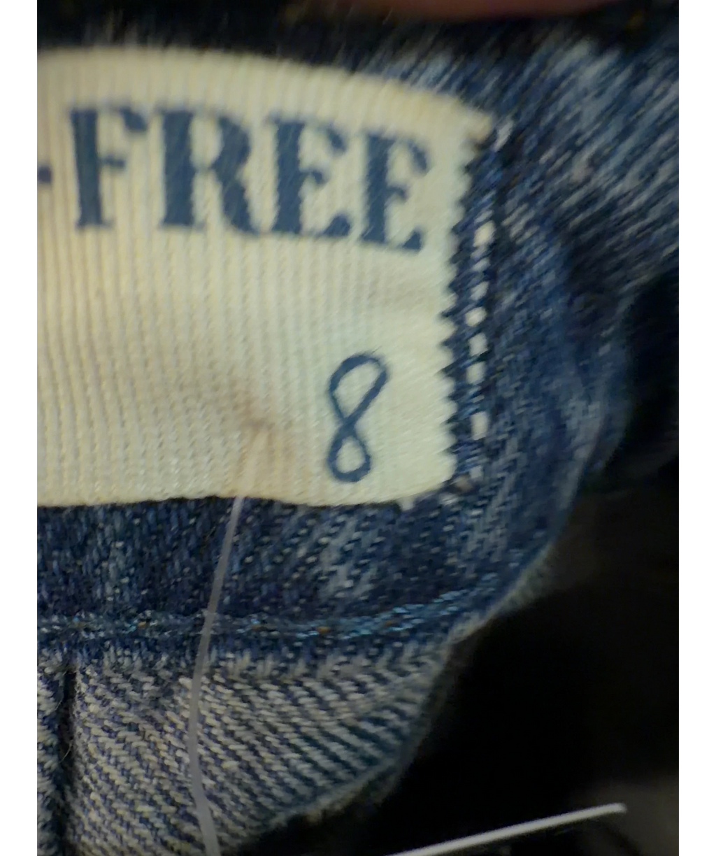 Free People Blue Colour, size UK 12 — care label