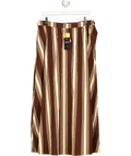 Ysé Brown Été Suspendu Long Skirt, size UK 14 — front