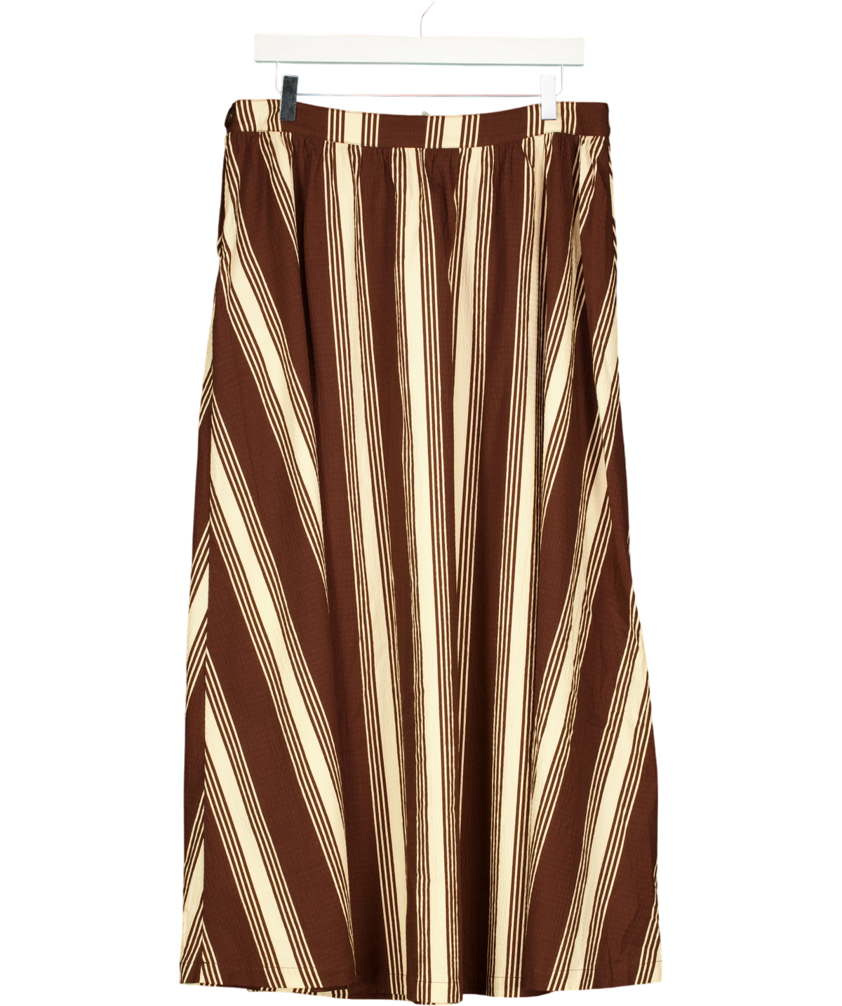 Ysé Brown Été Suspendu Long Skirt, size UK 14 — back