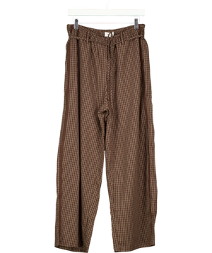 ROWIE Brown Gabe Lounge Trousers UK L