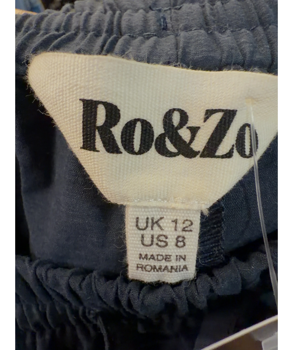 RO&ZO navy Colour, size UK 12 — care label