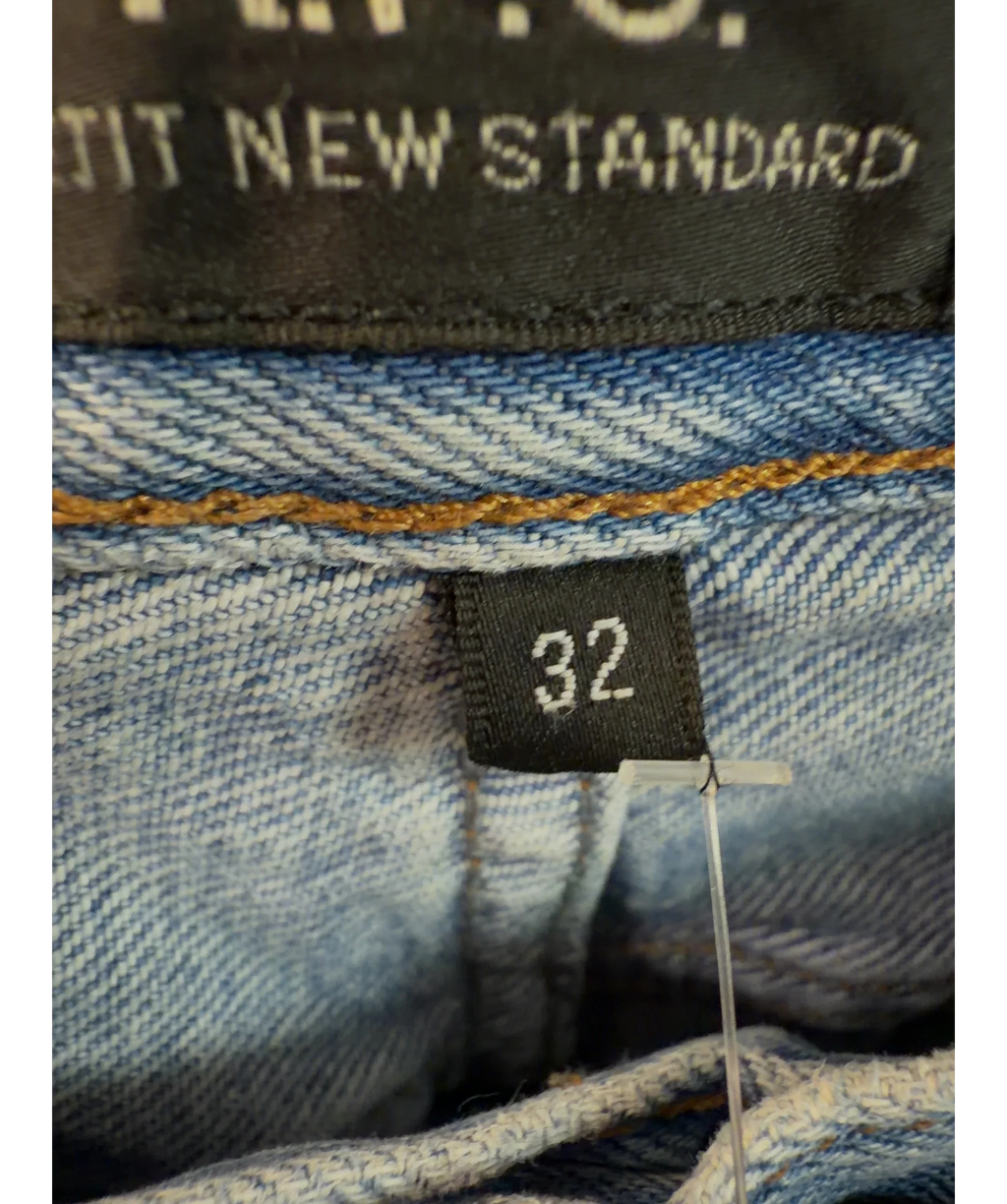 A.P.C. Blue Colour, size W32 — care label