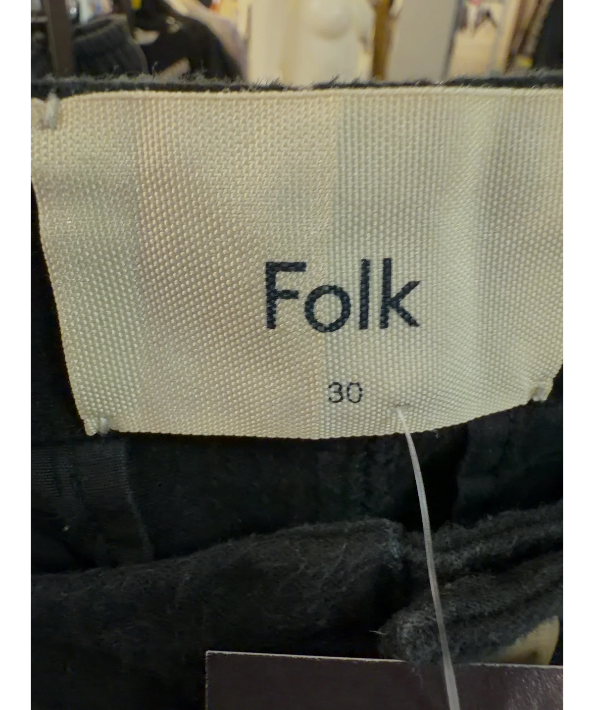 Folk Blue Colour, size W30 — detail