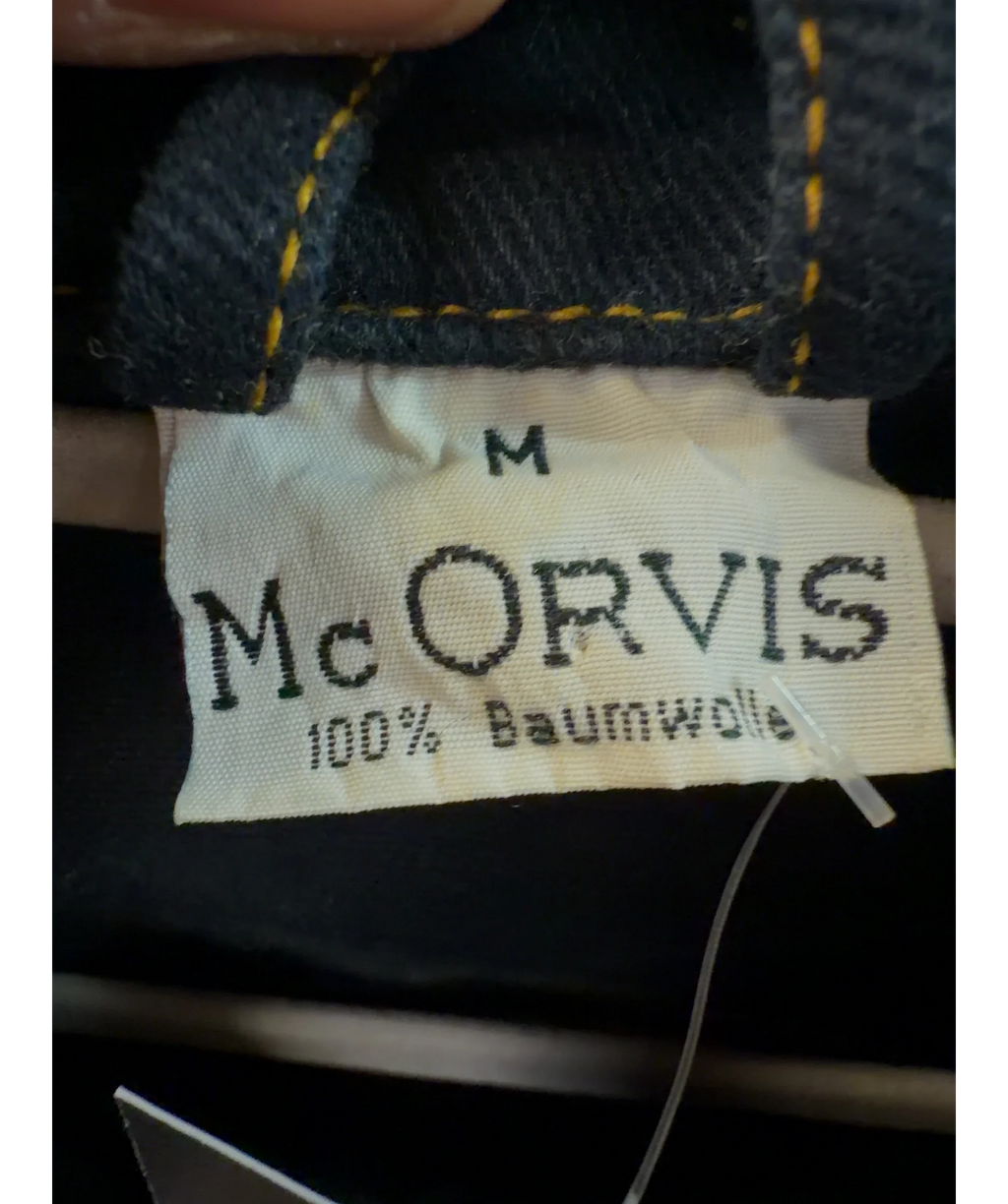 McORVIS Blue Colour, size UK M — detail