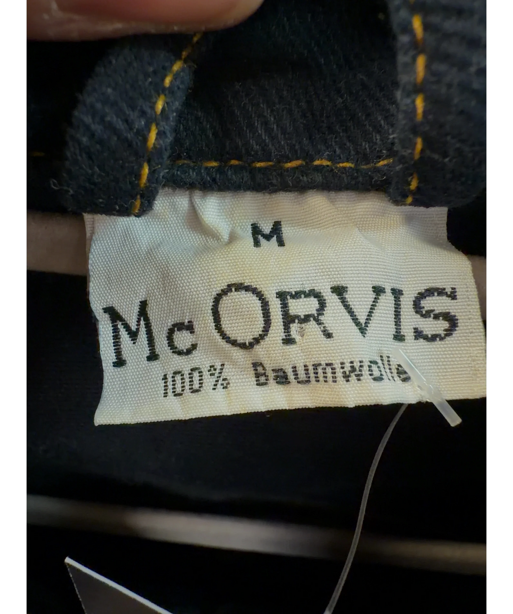 McORVIS Blue Colour, size UK M — label