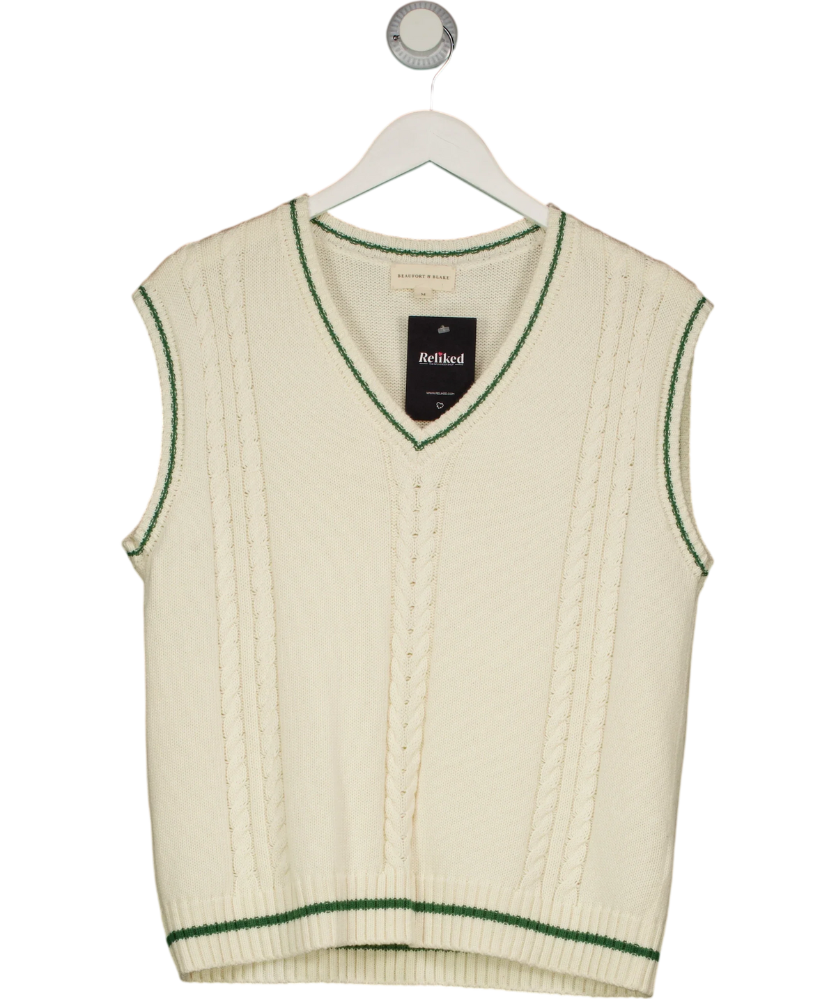 Beaufort & Blake Cream Colour, size UK M — front