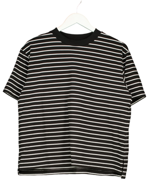 Uniqlo Women's AIRism Cotton T-Shirt Black UK L