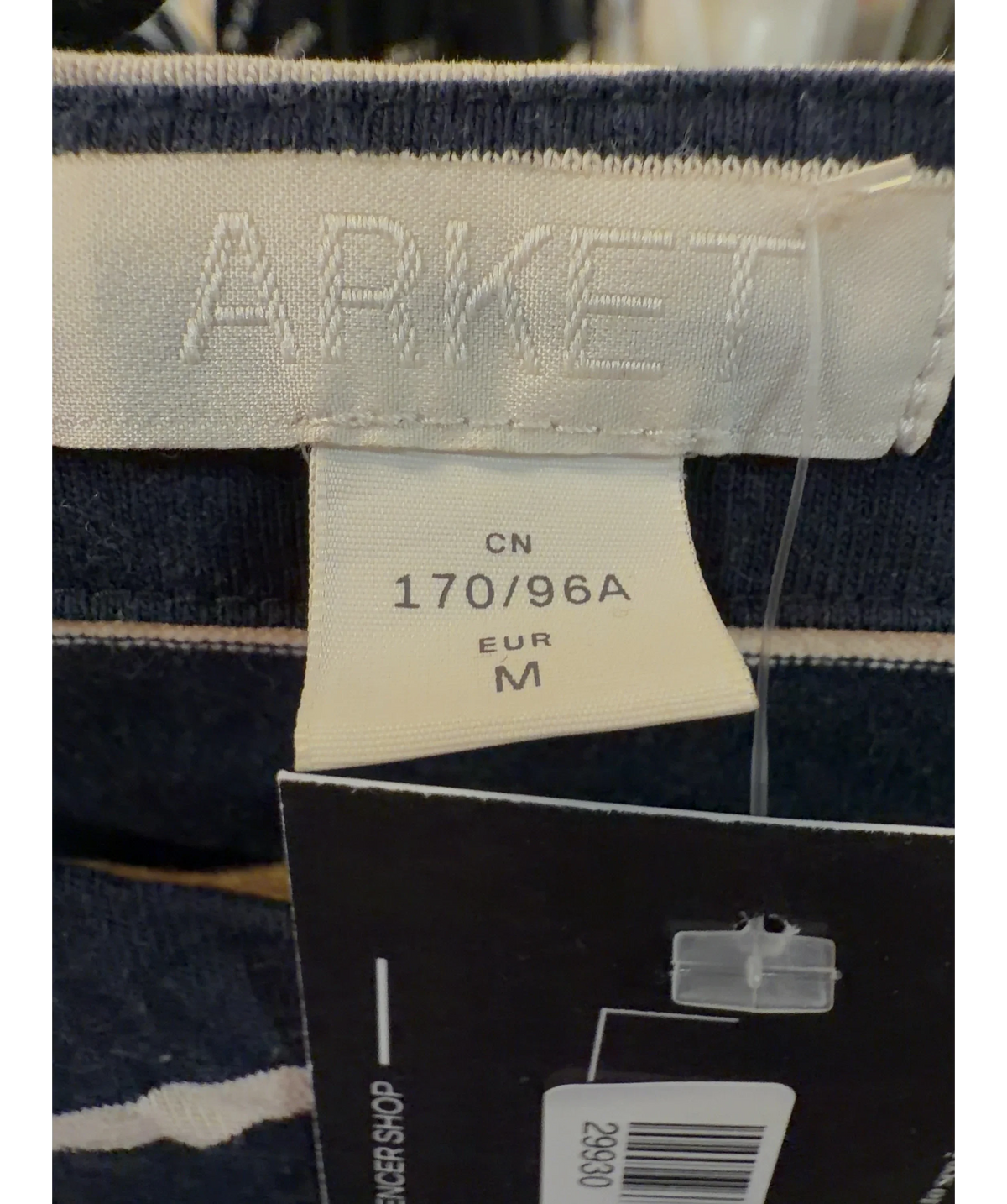 ARKET navy Colour, size UK M — detail