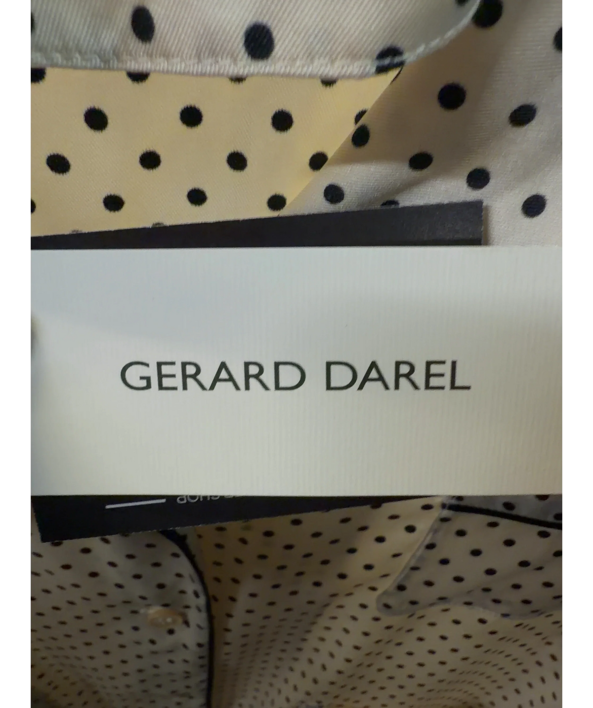 Gerard Darel Cream CRISTINA, size UK 12 — detail