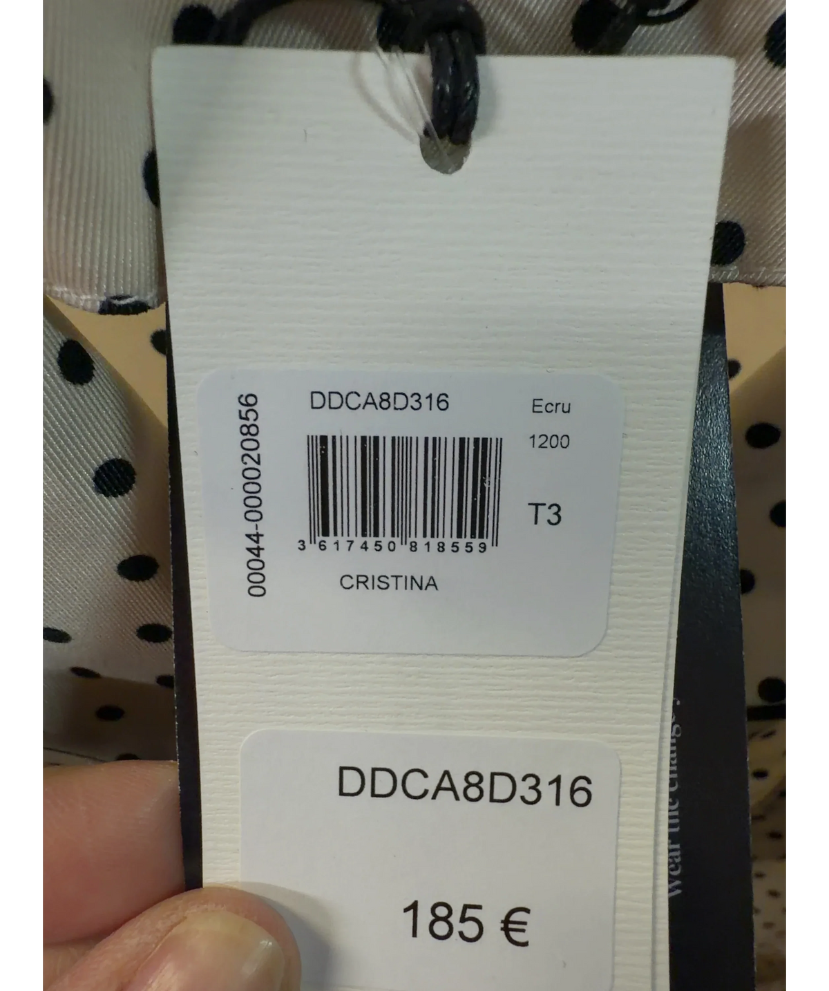 Gerard Darel Cream CRISTINA, size UK 12 — label
