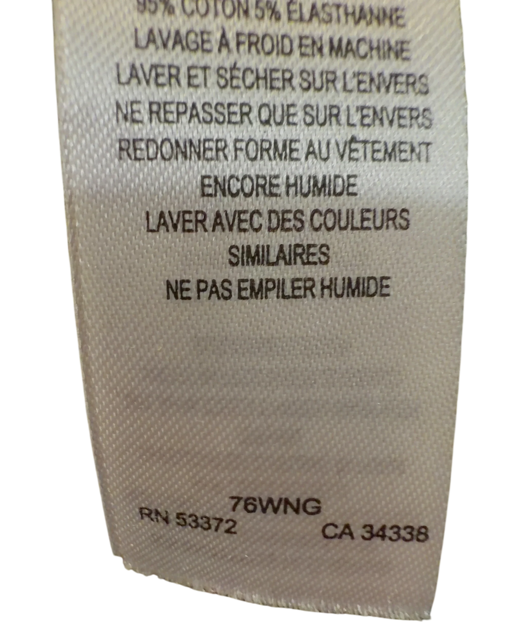 French Connection Black Colour, size UK M — fabric detail