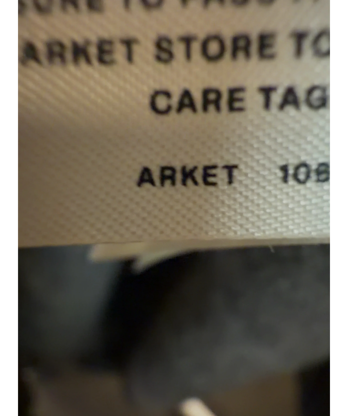 ARKET Grey Colour, size UK M — detail