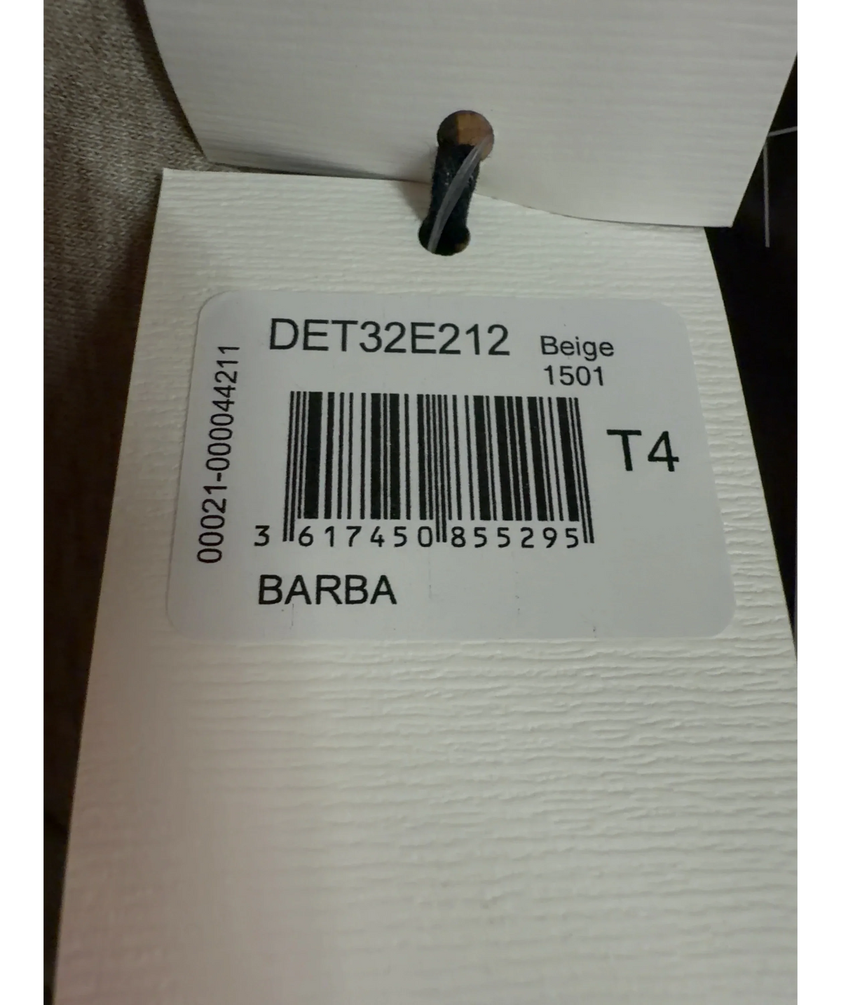 Gerard Darel Beige Jersey Shirt, size UK 12 — label