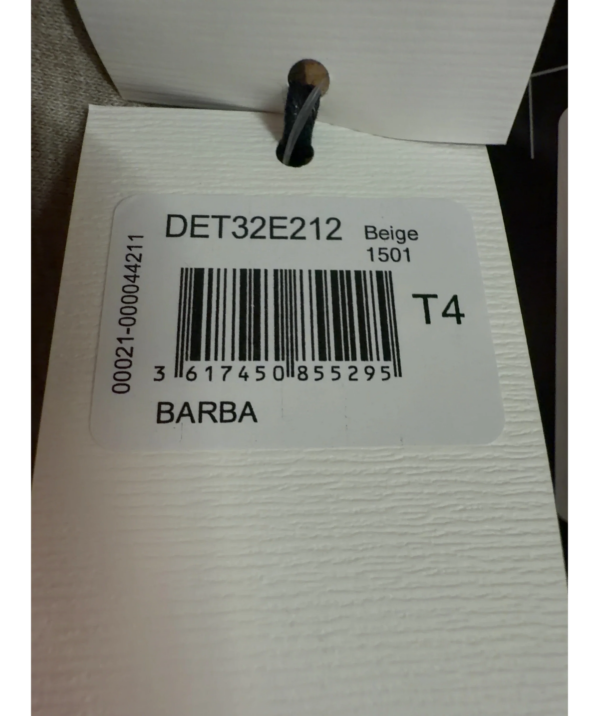 Gerard Darel Beige Jersey Shirt, size UK 12 — care label