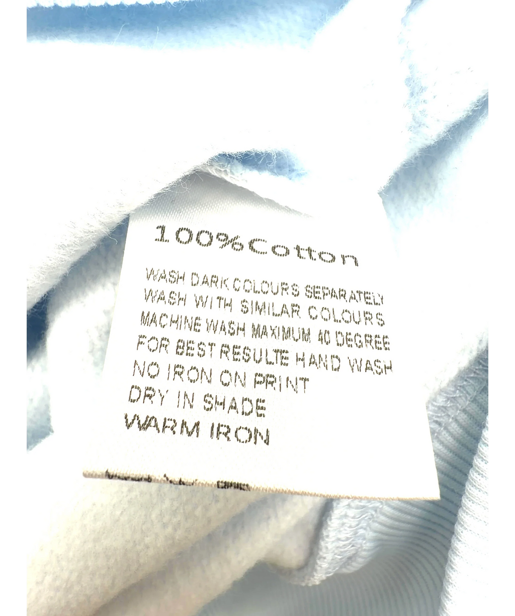 Trip light blue Colour, size UK L — label